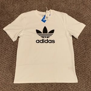 Men’s Adidas Trefoil White T-Shirt